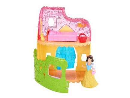 LA MAISON DE BLANCHE-NEIGE - MINI ROYAUME DISNEY PRINCESS - MATTEL - X9434