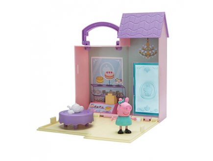 LA PETITE BOULANGERIE PEPPA PIG - MINI UNIVERS TRANSPORTABLE - PEPPA LE COCHON