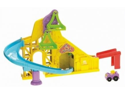 LA PISTE ENCHANTEE DES WHEELIES - LITTLE PEOPLE - FISHER PRICE - X7835