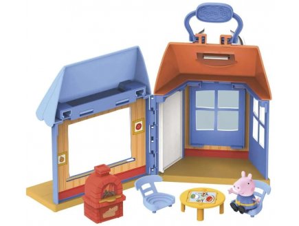 La pizzeria de peppa pig + 3 accessoires + figurine peppa le cochon - Hasbro - f2169
