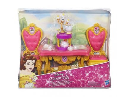 La salle a manger de belle c'est la fete avec mme samovar et chip et lumiere - disney princess - Hasbro - b5310