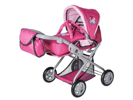 Landau combi poussette kyra papillon pour poupee ou poupon  knorrtoys