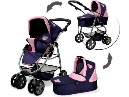 Landau combine 2 en 1 coco poupee - knorrtoys - 90794 - accessoire poupon