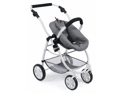 Landau combine ?motion 3 en 1 jean gris poup?e - bayer chic 2000 - 63776