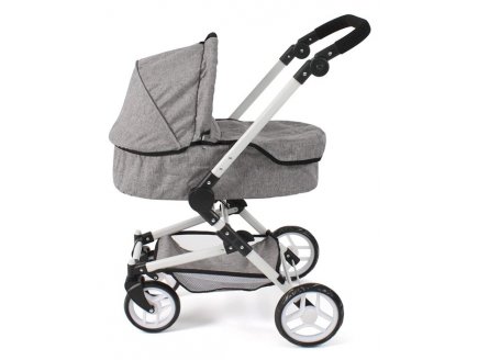 Landau Combin Poussette Fides 3 en 1 Gris Poupe - Bayer Chic 2000 - 64519 - Poupon