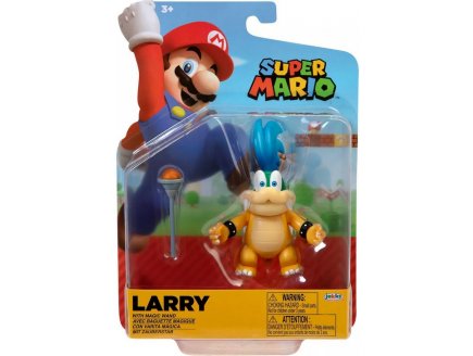 Larry + avec baguette magique : figurine super mario 10 cm - figurine Nintendo articule - jakks