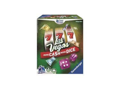 LAS VEGAS EXTENTION MORE CASH MORE DICE - JEU DE DES, ARGENT - RAVENSBURGER - 26008 - JEU DE SOCIETE AMBIANCE CASINO