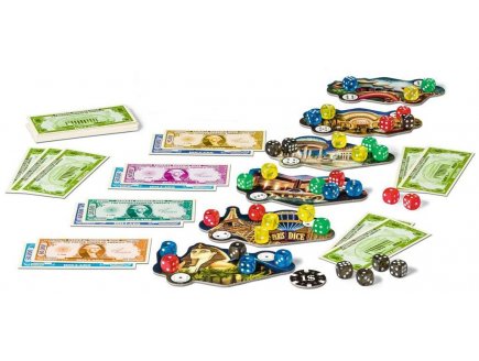 Las vegas - jeu de des, argent - ravensburger - 26745 - jeu de societe ambiance casino