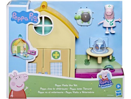 LE CABINET VETERINAIRE PEPPA PIG + 3 ACCESSOIRES + FIGURINE PEPPA LE COCHON - HASBRO - F3757