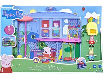 LE CENTRE DE LOISIRS DE PEPPA PIG AVEC SONS 11 PIECES - FIGURINES, AIRE DE JEUX - MINI UNIVERS