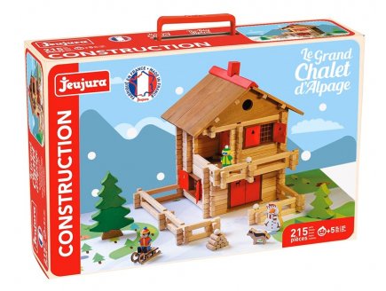 Le Grand Chalet d'Alpage 215 pièces en bois - Jeujura - 8091 - Refuge Montagne - Jeu construction