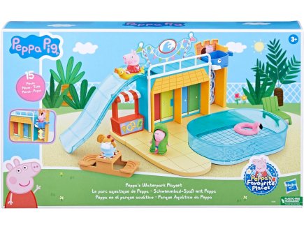 LE GRAND PARC AQUATIQUE DE PEPPA PIG - 15 PIECES - VEHICULE - FIGURINE PEPPA LE COCHON - HASBRO - F6295