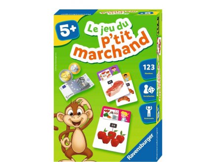 LE JEU DU P'TIT MARCHAND - BILLETS ET PIECES - RAVENSBURGER - 24071