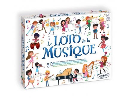 Le loto de la musique - Jeu d'veil sensoriel sonore - Sentosphere - Oue