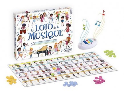Le loto de la musique - Jeu d'veil sensoriel sonore - Sentosphere - Oue