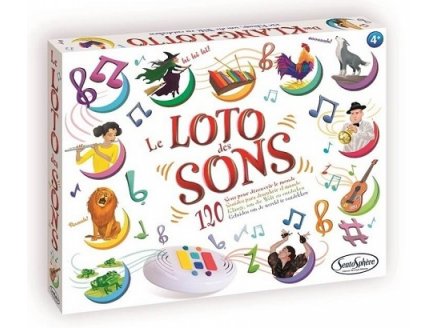 Le loto des sons 120 sons - jeu d'eveil sensoriel educatif - Sentosphere - ou?e