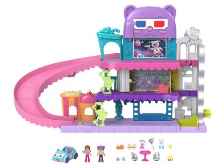Le multiplexe cinematographique de polly pocket - polyville - Mattel - hpv39 - mini univers poupee