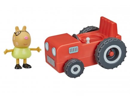 Le petit Tracteur de Peppa Pig - 1 Figurine Pedro poney - Peppa le Cochon - Univers miniature