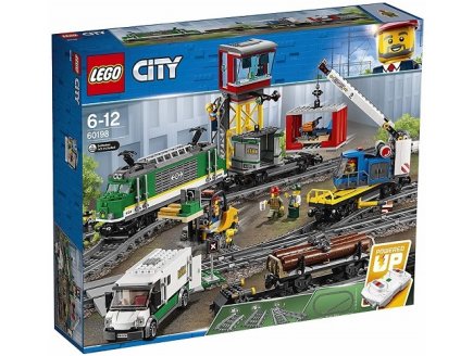 LEGO CITY 60198 LE TRAIN DE MARCHANDISES TELECOMMANDE