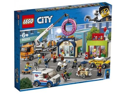 Lego city 60233 l'ouverture du magasin de donuts