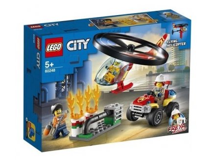 LEGO CITY 60248 L'INTERVENTION DE L'HELICOPTERE DES POMPIERS