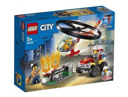LEGO CITY 60248 L'INTERVENTION DE L'HELICOPTERE DES POMPIERS
