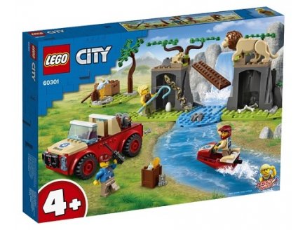LEGO CITY 60301 LE TOUT TERRAIN DE SAUVETAGE DES ANIMAUX SAUVAGES