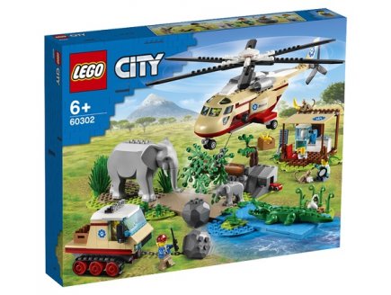 LEGO CITY 60302 L'OPERATION DE SAUVETAGE DES ANIMAUX SAUVAGES