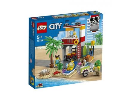 LEGO CITY 60328 LE POSTE DE SECOURS SUR LA PLAGE