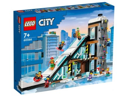 LEGO CITY 60366 LE COMPLEXE DE SKI ET D'ESCALADE