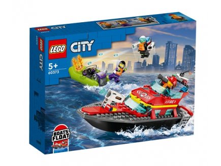 LEGO CITY 60373 LE BATEAU DE SAUVETAGE DES POMPIERS