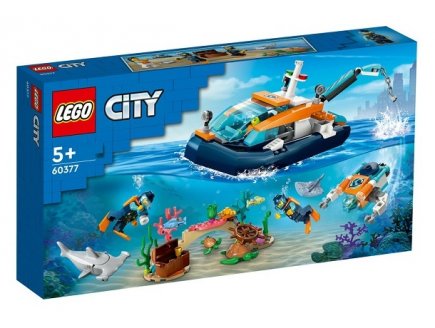 LEGO CITY 60377 LE BATEAU D'EXPLORATION SOUS-MARINE