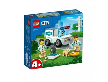 LEGO CITY 60382 L'INTERVENTION DU VEHICULE VETERINAIRE