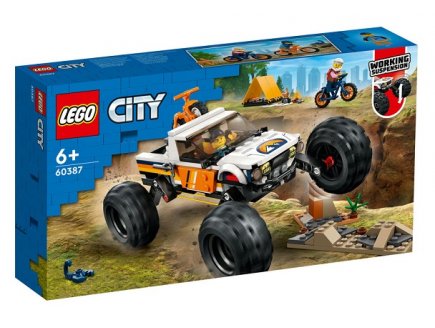 LEGO CITY 60387 LES AVENTURES DU 4X4 TOUT-TERRAIN