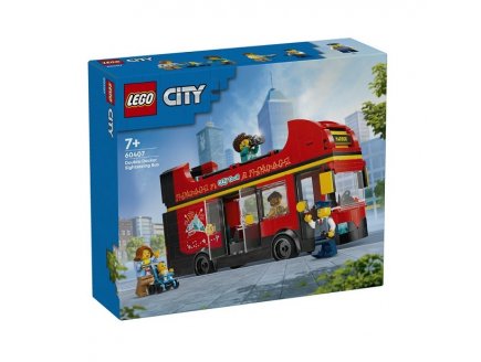 LEGO CITY 60407 LE BUS ROUGE A DEUX ETAGES