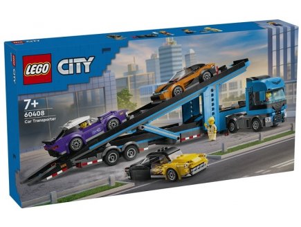 LEGO CITY 60408 LE CAMION DE TRANSPORT DE VOITURES DE SPORT