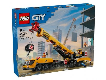 LEGO CITY 60409 LA GRUE DE CHANTIER MOBILE JAUNE