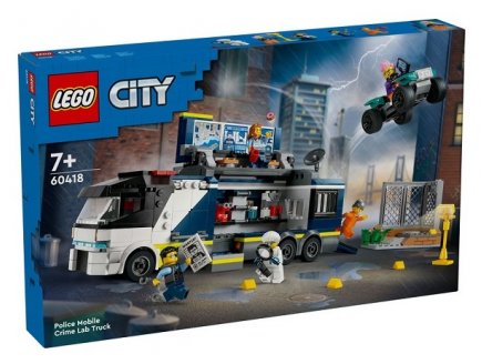 LEGO CITY 60418 LE LABORATOIRE DE POLICE SCIENTIFIQUE MOBILE