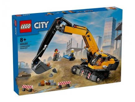 LEGO CITY 60420 LA PELLETEUSE DE CHANTIER JAUNE
