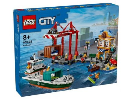 LEGO CITY 60422 LE PORT ET LE NAVIRE MARCHAND