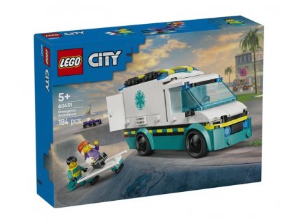 LEGO CITY 60451 L'AMBULANCE DE SECOURS
