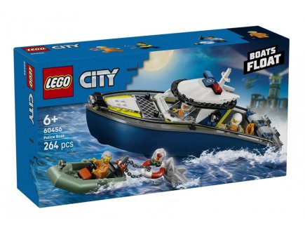 LEGO CITY 60456 LA COURSE POURSUITE EN BATEAU DE POLICE