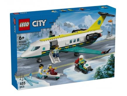 LEGO CITY 60465 L'AMBULANCE DE SECOURS AERIENNE