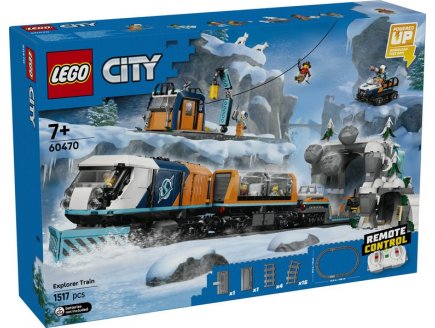 LEGO CITY 60470 LE TRAIN EXPRESS DES EXPLORATEURS EN ARCTIQUE