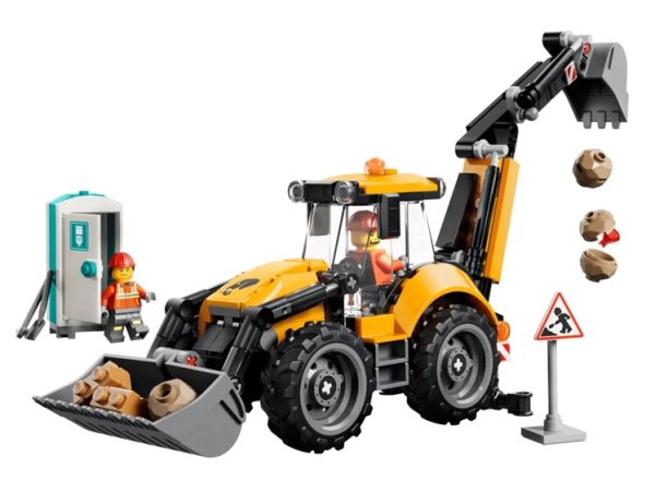 Lego City 60480 Le tractopelle jaune