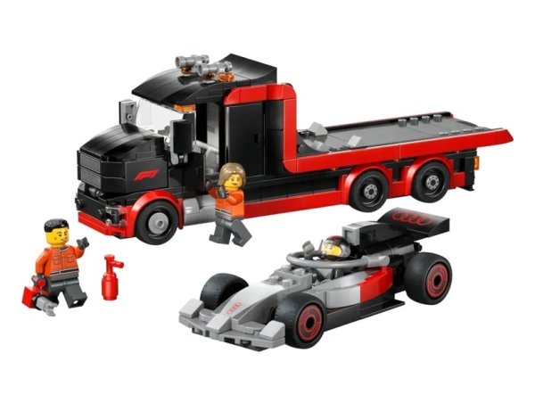 Lego City 60493 Camion de F1 avec voiture de course de F1 Audi