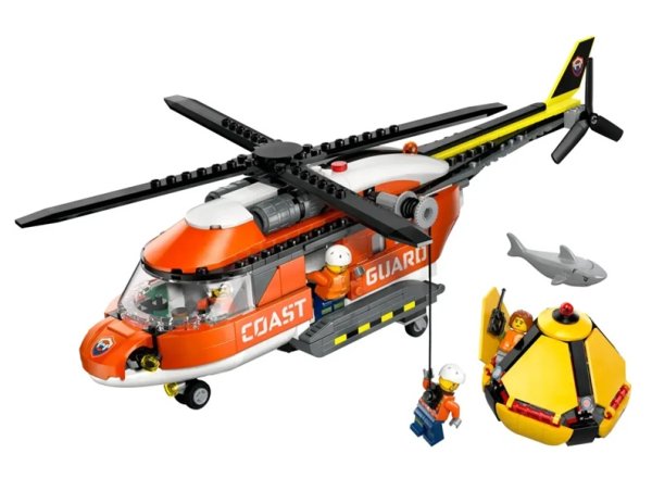 Lego City 60503 L'hélicoptère des garde-côtes