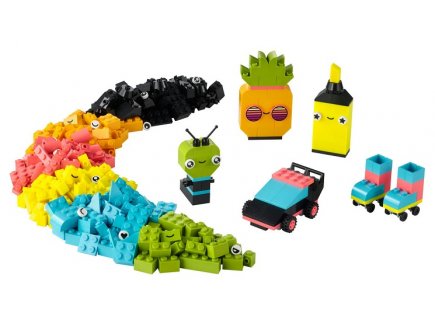 Lego classic 11027 l'amusement creatif fluo