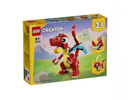 LEGO CREATOR 31145 LE DRAGON ROUGE