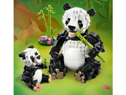 Lego creator 31165 animaux sauvages : la famille de pandas